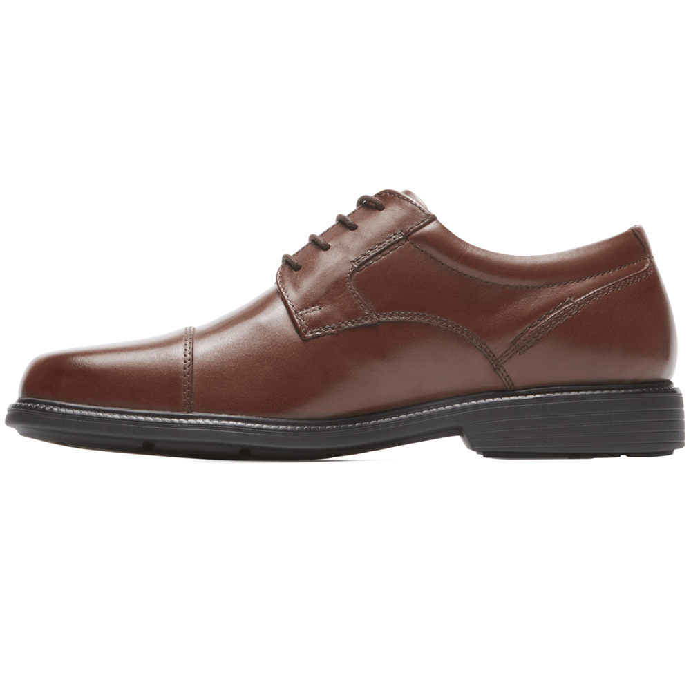 Rockport Mens Charles Road Cap Toe - Oxfords Brown - NAB296783